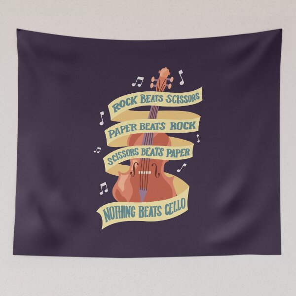 Item preview, Rock Paper Scissor Nothing Beats Cello Gift Idea designed and sold by Sandra78.