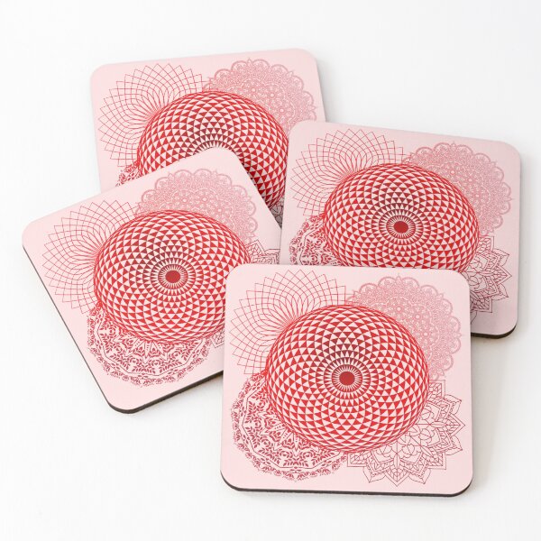 Item preview, Elegant Mandala Collage Red designed and sold by everything4eva.