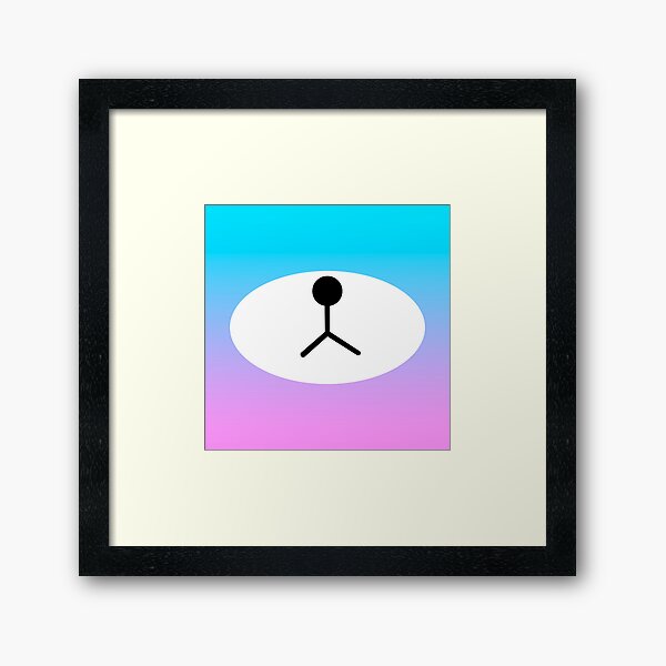 Roblox Face Wall Art Redbubble - catalog id for roblox faces prankster