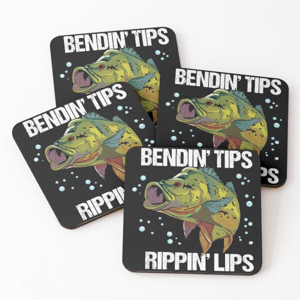 Item preview, Bendin' Tips Rippin' Lips - Gift For Bass Fisher designed and sold by Sandra78.