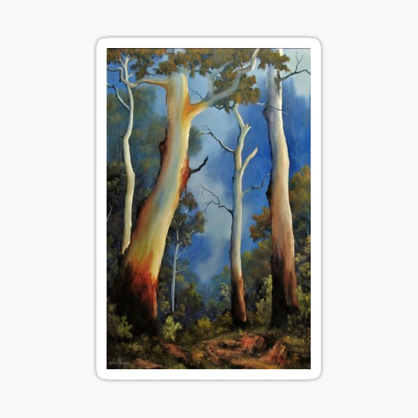 Gum tree view Sticker