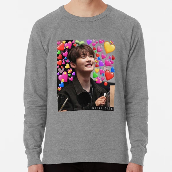 Stray Kids Minho (Lee Know) heart Lightweight Sweatshirt for Sale by  inniesart
