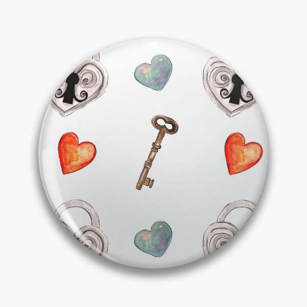 Item preview, Heart lock key love designed and sold by ausgefuchst.