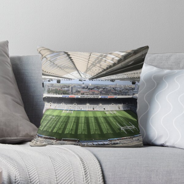 Newcastle United Football Club Photography Throw Pillow