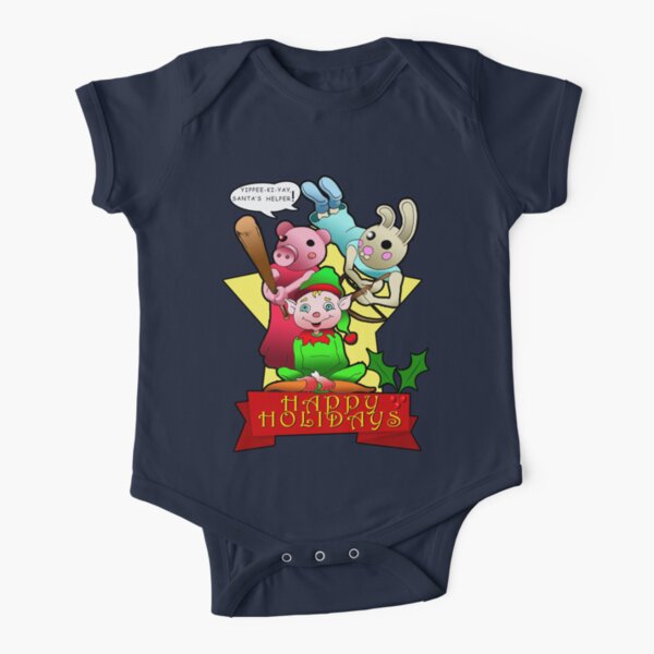 Roblox Piggy Chapter Short Sleeve Baby One Piece Redbubble - elf roblox fashion famous