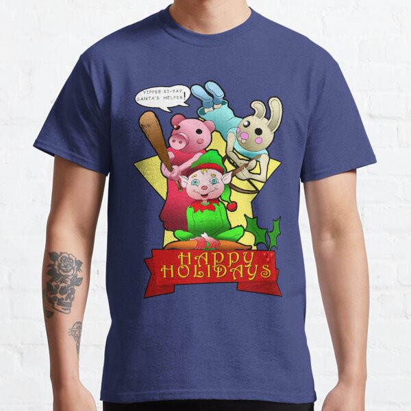 Piggy Roblox Christmas Gift T Shirt By Freedomcrew Redbubble - roblox elf shirt