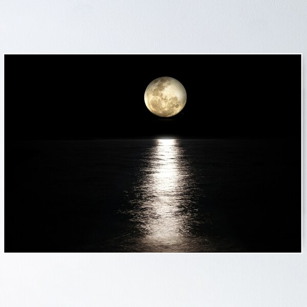 Item preview, Moon Over Water designed and sold by DoodleDashCollective.