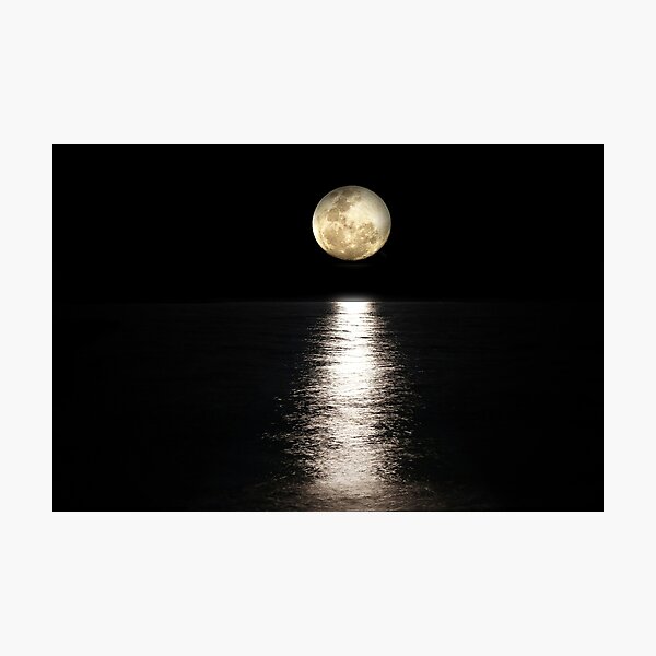 Item preview, Moon Over Water designed and sold by DoodleDashCollective.