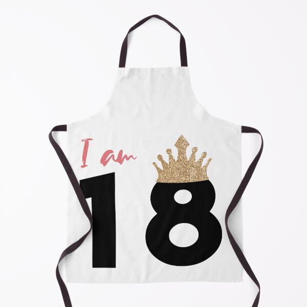 Item preview, I am eighteen eighteenth birthday gift 18 girl birthday designed and sold by SANA MAMOUN ALAJJAN .