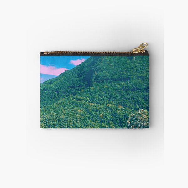 Item preview, Italian mountain pink clouds bright green in summer designed and sold by Mirko Torresi.