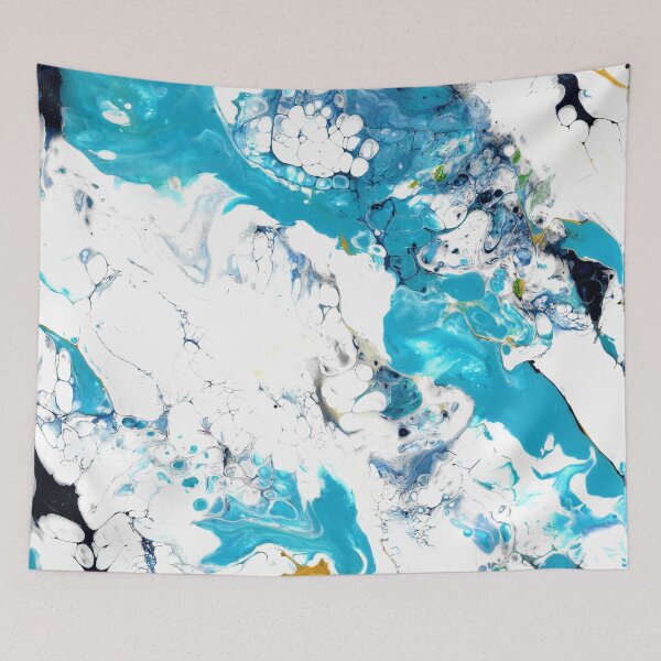 Item preview, Aquamarine Cirrus  designed and sold by Tresa's Treasures Art.