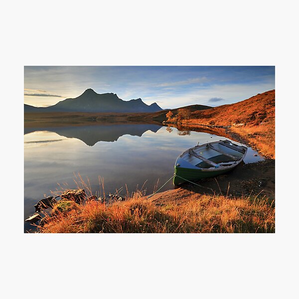 Item preview, Boat in morning light (Loch Hakel) designed and sold by bitm2007.