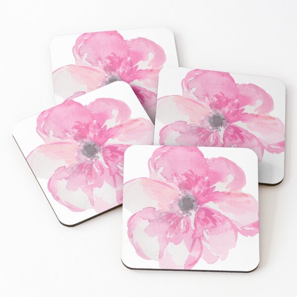 Item preview, Watercolor Pink Flowers designed and sold by egyptiano.
