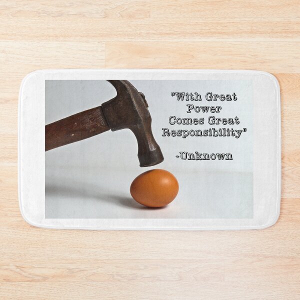 Item preview, With great power comes great responsibility. Famous Quotes designed and sold by AngeloDeVal.