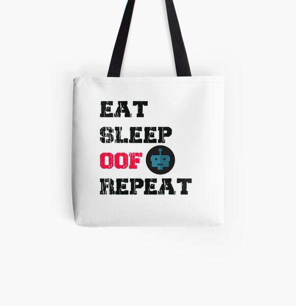 Bolsas De Tela Redbubble - bolsa de tela roblox eat sleep play repeat de hypetype redbubble