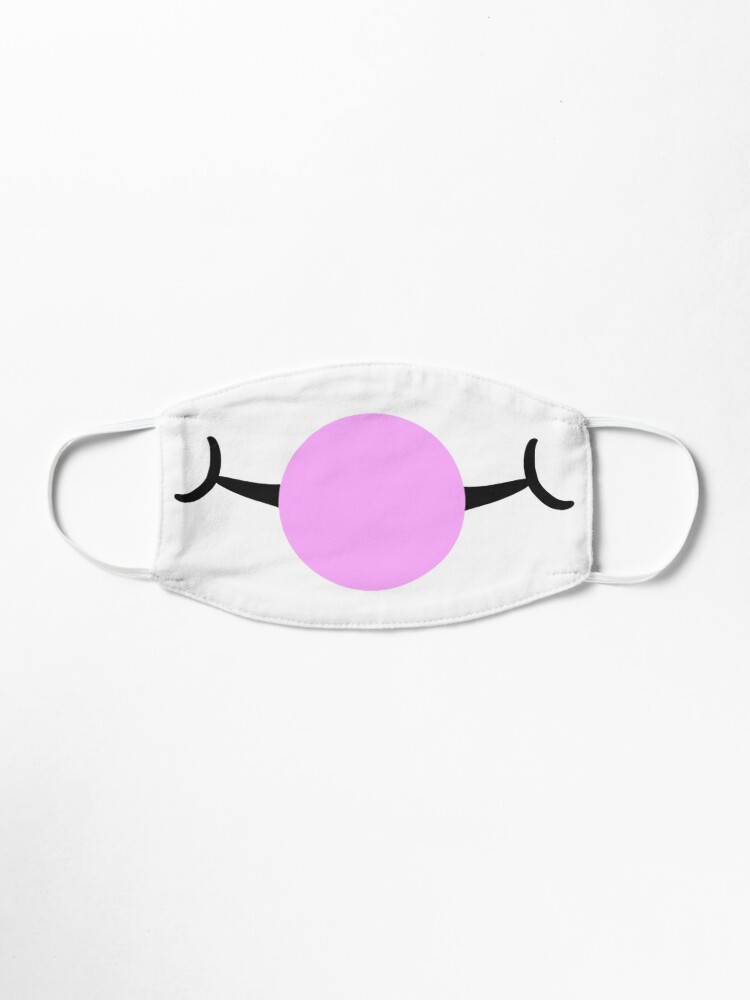 Roblox Bubble Trouble Bubblegum Face Roblox Mask By Ludivinedupont Redbubble - how did people get epic face on roblox for free youtube
