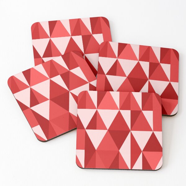 Item preview, Square Diamond Color Pattern - Red designed and sold by Slappers.