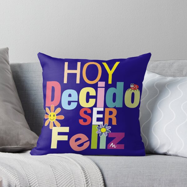 Item preview, Today I decide to be happy reminds you to spread happiness to the world and be happy at all times, dark background designed and sold by Miduart.