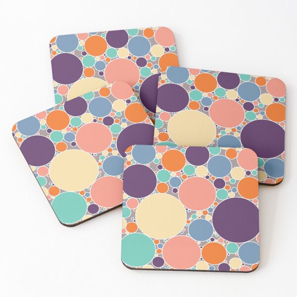 Item preview, Circles Filled With Fresh Spring Colours  designed and sold by RhubarbMyrtle.