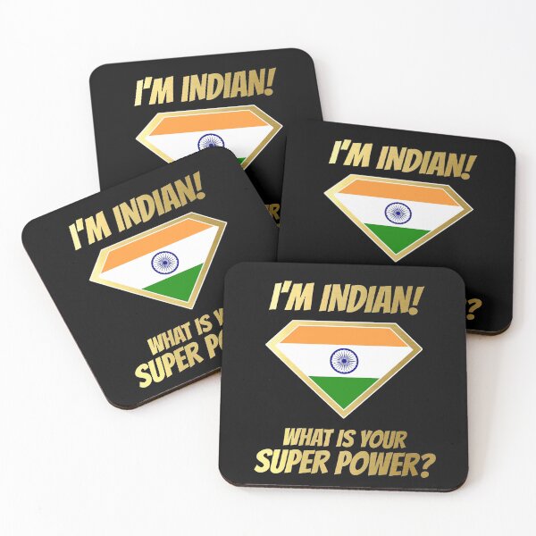 Item preview, I'm Indian what's your superpower? Golden designed and sold by cofera.