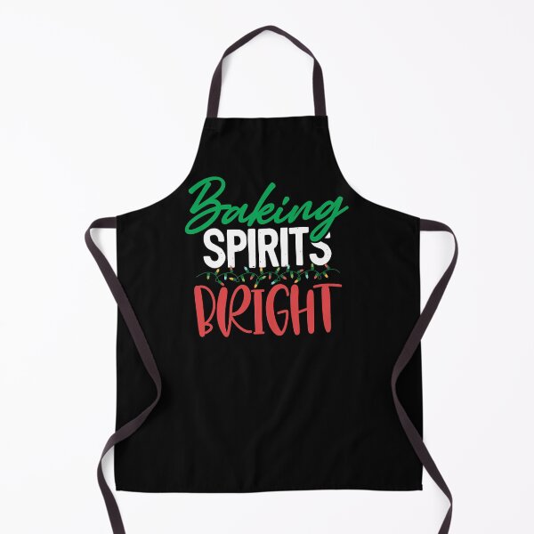 Item preview, Baking Spirits Bright Family Christmas Baking Season Xmas Holidays Funny Saying Gift designed and sold by Maljonic.