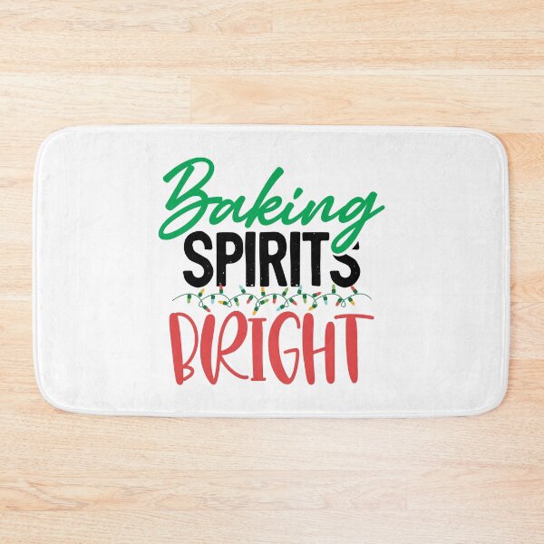 Item preview, Baking Spirits Bright Family Christmas Baking Season Xmas Holidays Funny Saying Gift designed and sold by Maljonic.