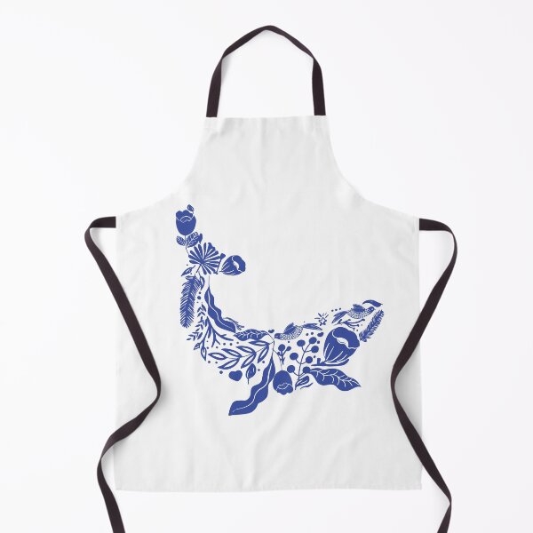 Item preview, Blue Flower Whale  designed and sold by YuliyaR.