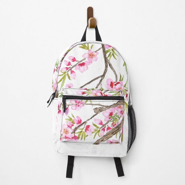 Item preview, hand painted pink peach blossom 2020 designed and sold by ColorandColor.