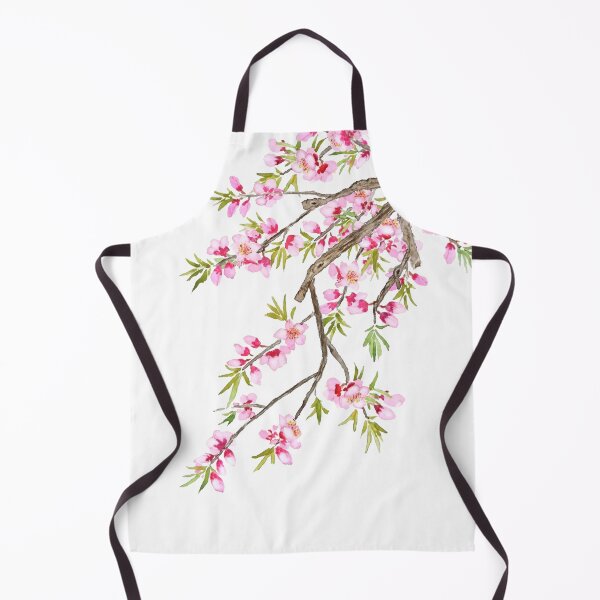 Item preview, hand painted pink peach blossom 2020 designed and sold by ColorandColor.