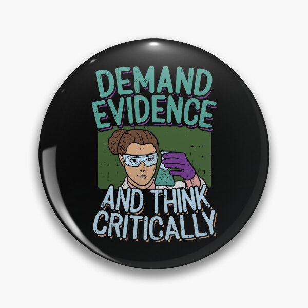 Item preview, Demand Evidence Think Critically Forensic Science designed and sold by Sandra78.