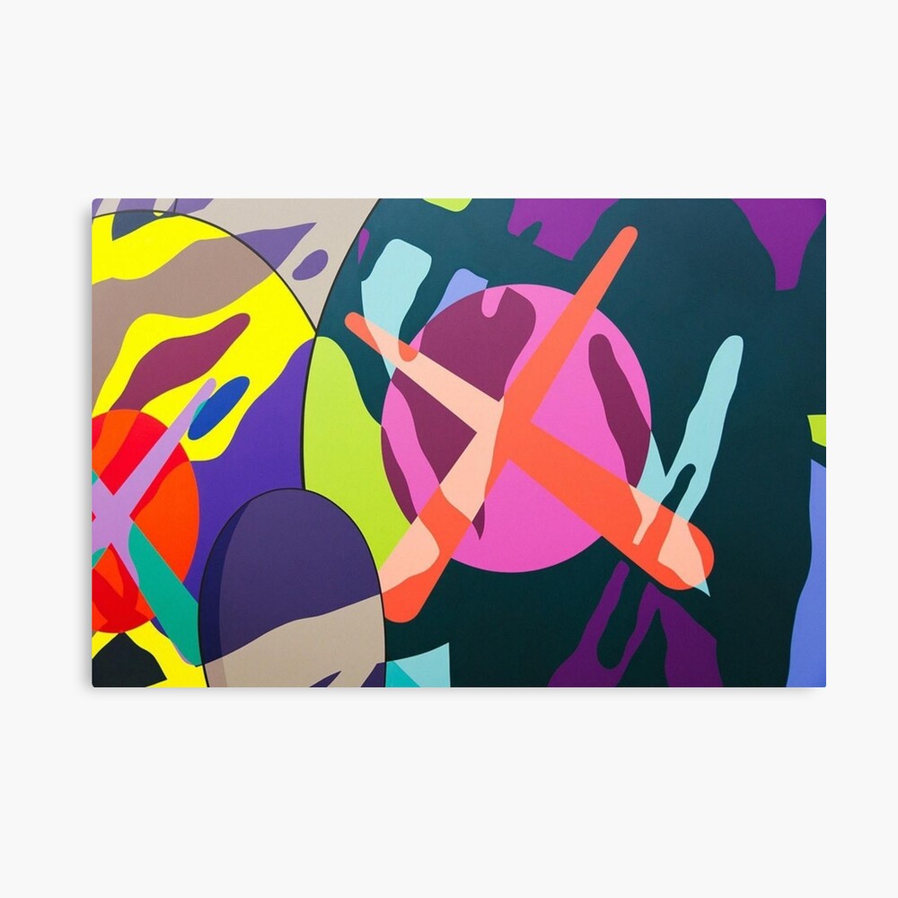 Kaws LV Canvas Print, Graffiti Wall Art