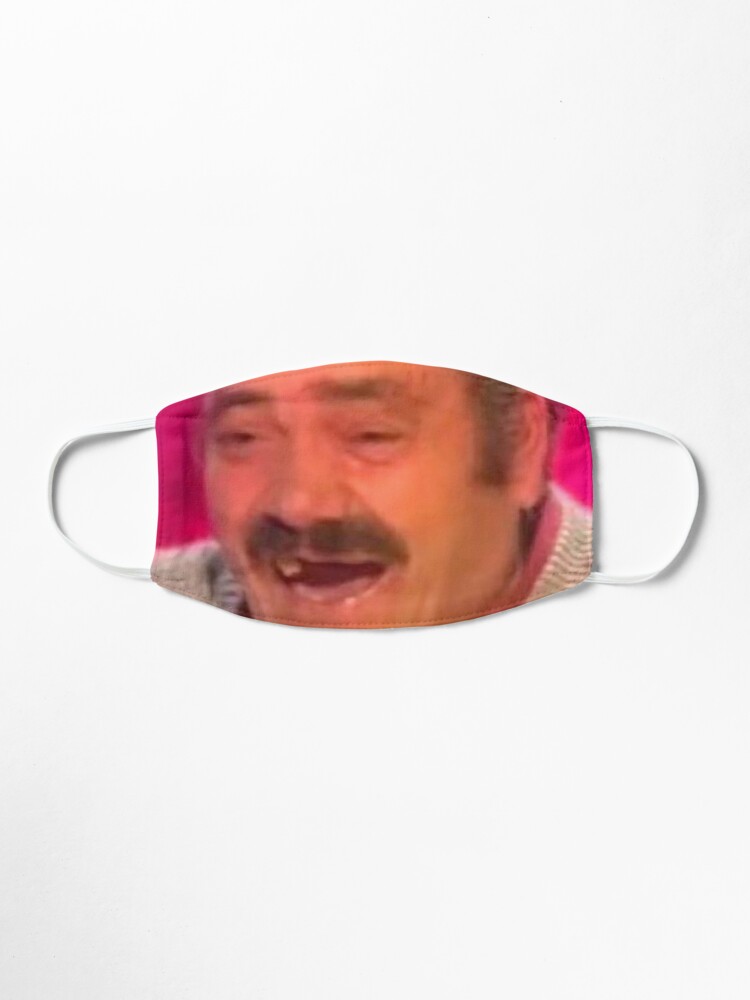 el risitas meme mask by amemestore redbubble redbubble