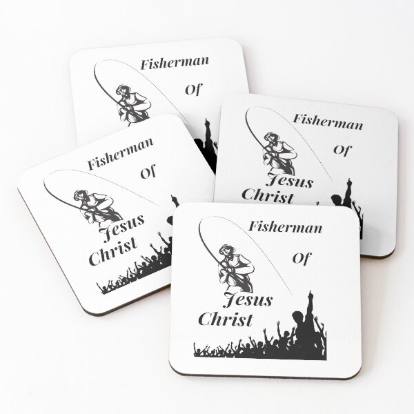 Item preview, Fisherman of Jesus Christ Graphic Short Sleeve T-shirt, Mug, Wall Art, Hoodies, Cellphone Accessories, & More  designed and sold by littlebluehouse.