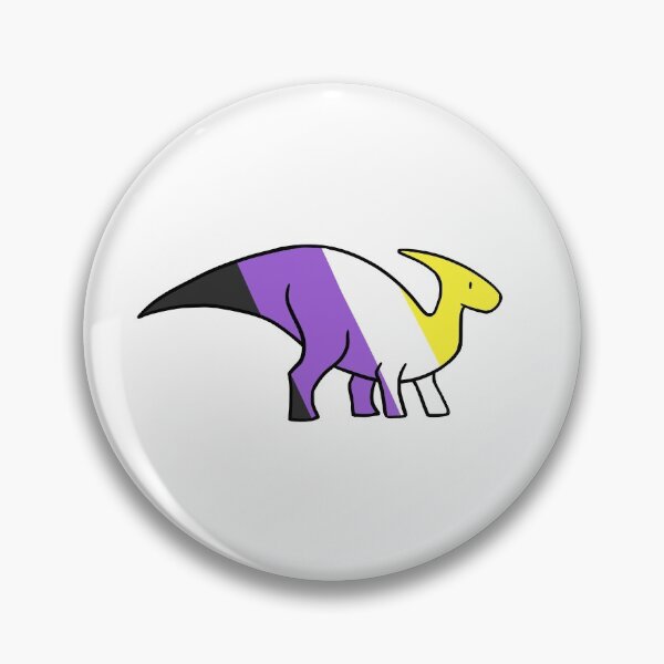 Item preview, Non-binary Pride Dinosaur designed and sold by ZepherLoo.