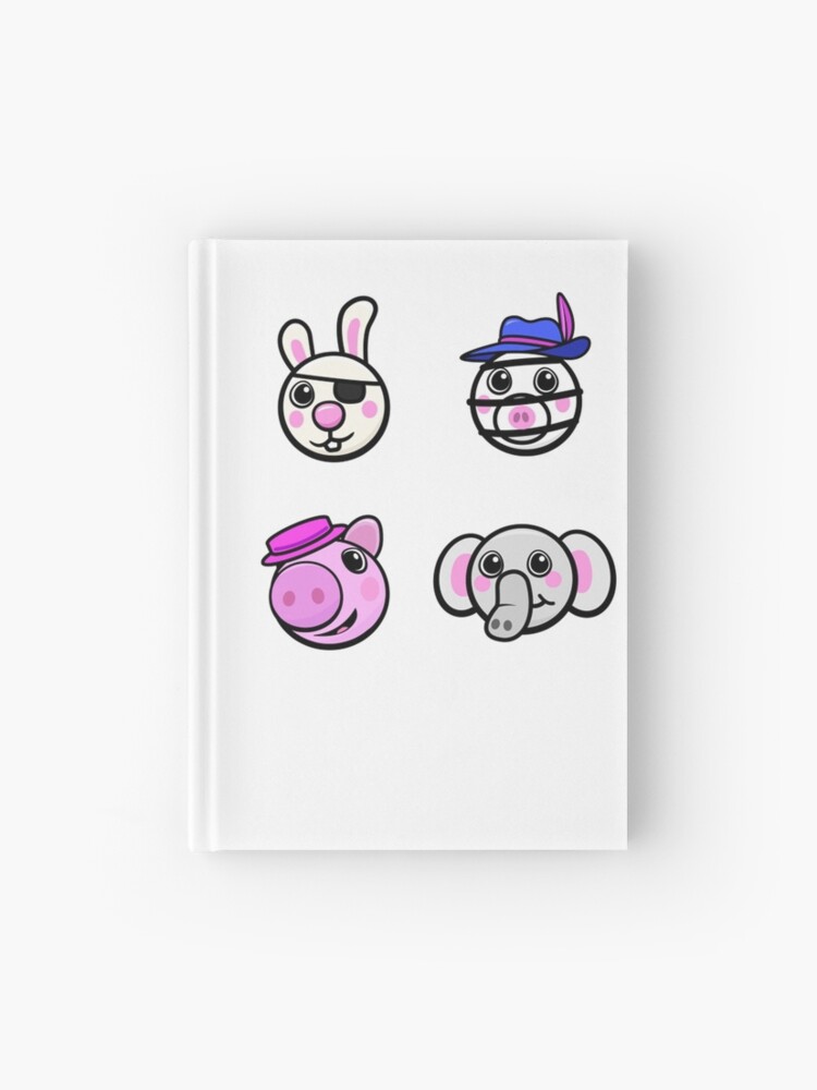 Piggy Friends Cute Game Characters Roblox Piggy Hardcover Journal By Ludivinedupont Redbubble - cute roblox piggy pictures