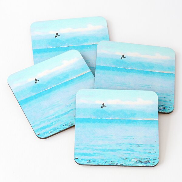 Item preview, Seagull in flight on the blue sea designed and sold by Giuseppe Cocco.