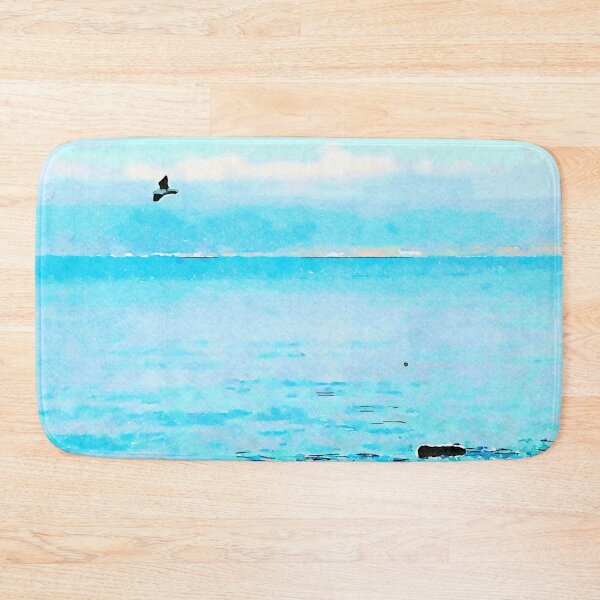 Item preview, Seagull in flight on the blue sea designed and sold by Giuseppe Cocco.