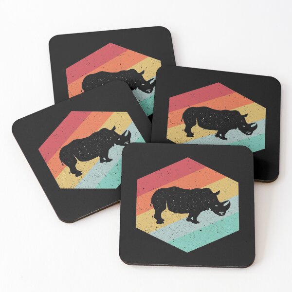 Item preview, Retro Rhino Vintage Rhino-sours Lover Gift designed and sold by Dan66.