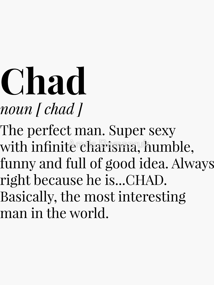 Urban Dictionary Definition, Chad