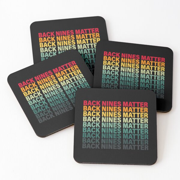 Item preview, BACK NINES MATTER, REPEATED RETRO VINTAGE designed and sold by TheFirstOne.
