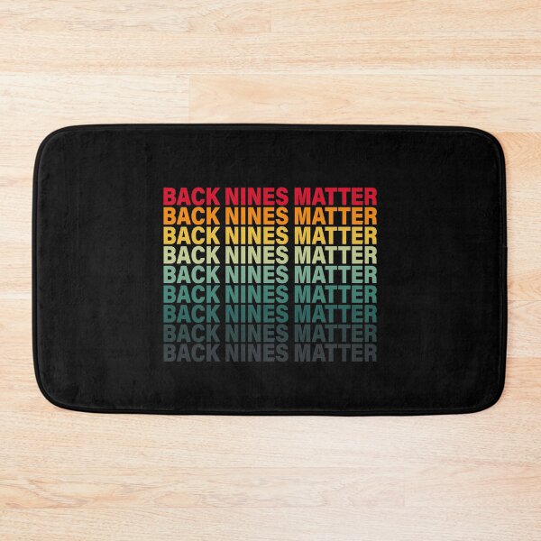 Item preview, BACK NINES MATTER, REPEATED RETRO VINTAGE designed and sold by TheFirstOne.