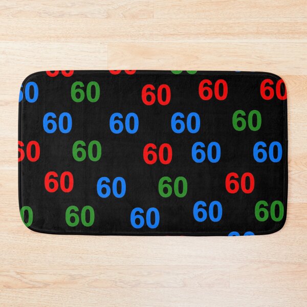 Item preview, Number pattern, colorful, anniversary, 60th designed and sold by Kirei-Lily.