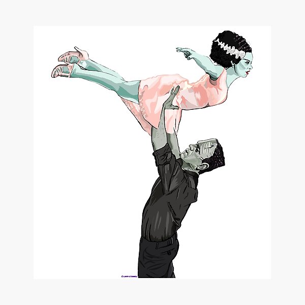 Aperçu de l'œuvre Danse sale de Frankenstein créée et vendue par FanboyMuseum.
