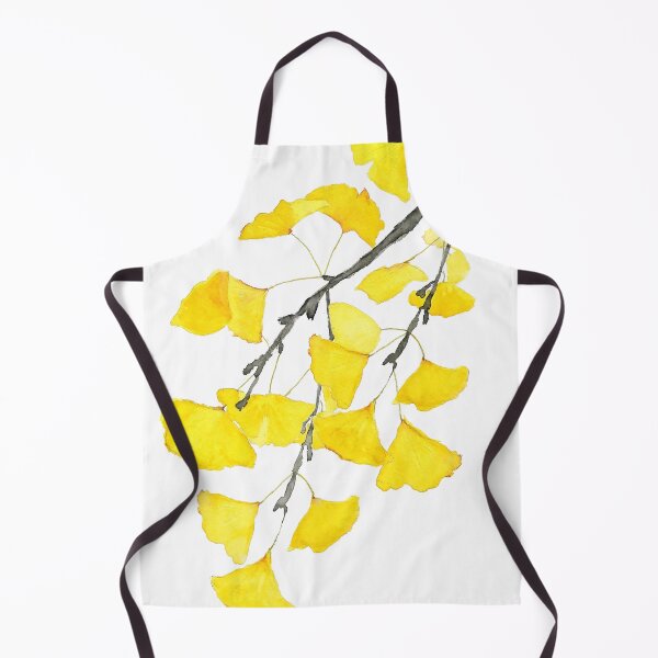 Item preview, hand painted Golden Ginkgo watercolor designed and sold by ColorandColor.