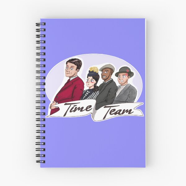 Item preview, Time Team v2 (light blue) designed and sold by DaijiDoodles.