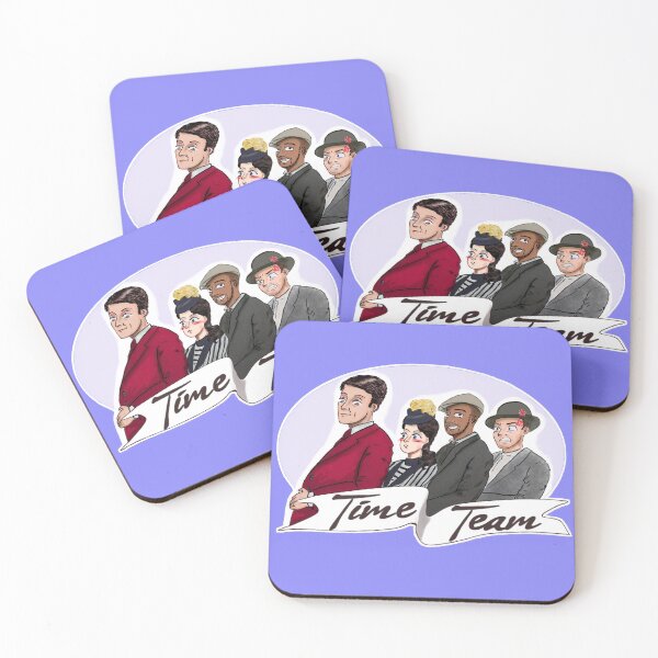 Item preview, Time Team v2 (light blue) designed and sold by DaijiDoodles.