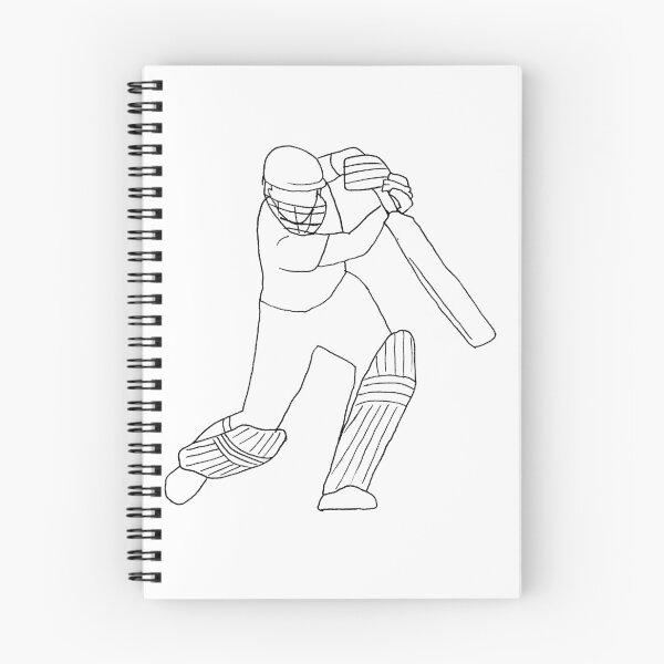 Item preview, Batsman V designed and sold by crickettees.