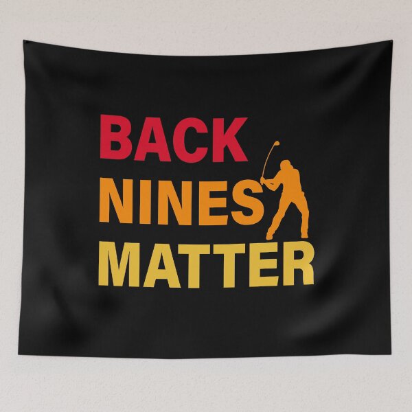 Item preview, BACK NINES MATTER, GOLF RETRO VINTAGE designed and sold by TheFirstOne.