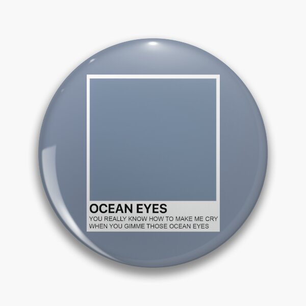 Item preview, Billie eilish Ocean eyes Pantone  designed and sold by erinxswan.