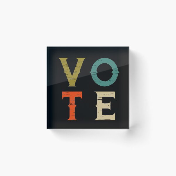 Item preview, VOTE Vintage Face Mask VOTER designed and sold by MagicBoutique.